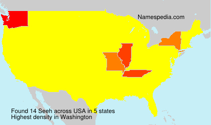 Surname Seeh in USA Surname Seeh in USA