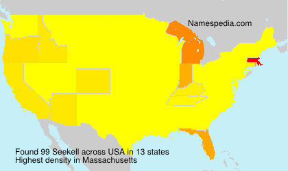 Surname Seekell in USA Surname Seekell in USA