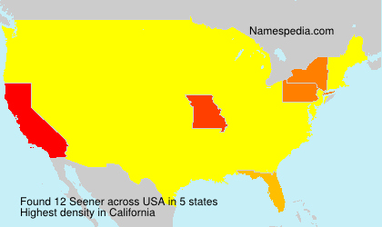 Surname Seener in USA Surname Seener in USA