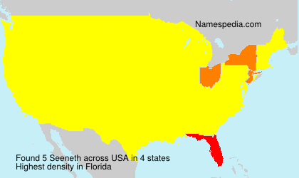 Surname Seeneth in USA Surname Seeneth in USA