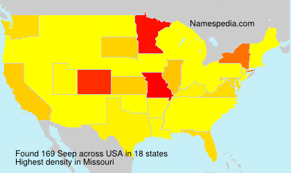 Surname Seep in USA Surname Seep in USA
