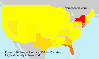 Surname Seepaul in USA Surname Seepaul in USA