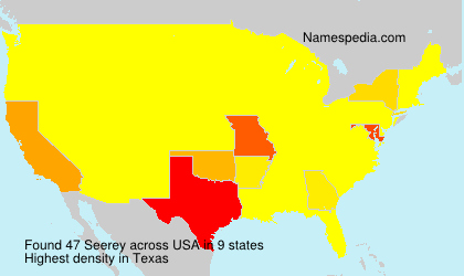 Surname Seerey in USA Surname Seerey in USA