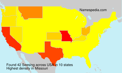 Surname Seesing in USA Surname Seesing in USA