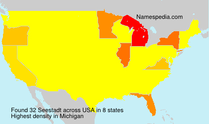 Surname Seestadt in USA Surname Seestadt in USA