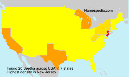 Surname Seetha in USA