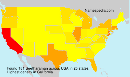 Surname Seetharaman in USA Surname Seetharaman in USA