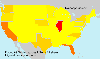 Surname Sefried in USA Surname Sefried in USA