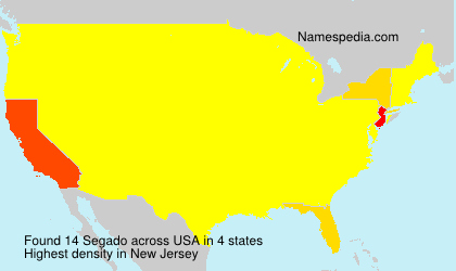 Surname Segado in USA Surname Segado in USA