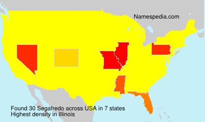 Surname Segafredo in USA Surname Segafredo in USA