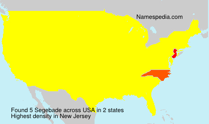 Surname Segebade in USA Surname Segebade in USA