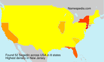 Surname Segedin in USA Surname Segedin in USA