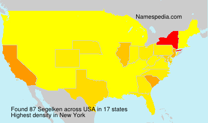 Surname Segelken in USA Surname Segelken in USA