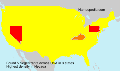 Surname Segerkrantz in USA Surname Segerkrantz in USA