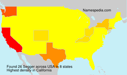 Surname Segger in USA Surname Segger in USA
