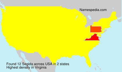 Surname Segida in USA Surname Segida in USA