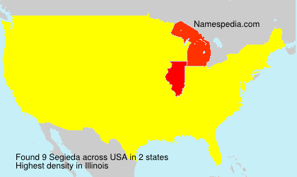 Surname Segieda in USA Surname Segieda in USA