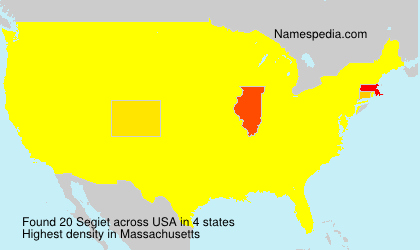 Surname Segiet in USA Surname Segiet in USA