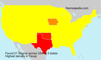 Surname Segnar in USA Surname Segnar in USA