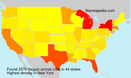 Surname Seguin in USA Surname Seguin in USA