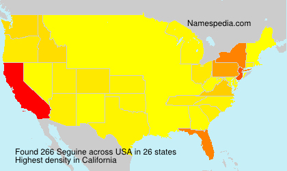 Surname Seguine in USA Surname Seguine in USA