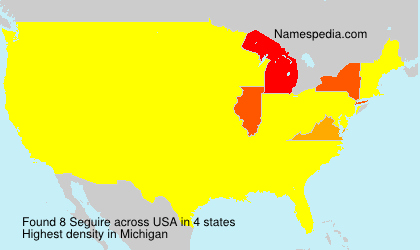 Surname Seguire in USA Surname Seguire in USA