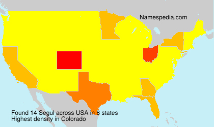 Surname Segul in USA Surname Segul in USA