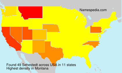 Surname Sehestedt in USA Surname Sehestedt in USA