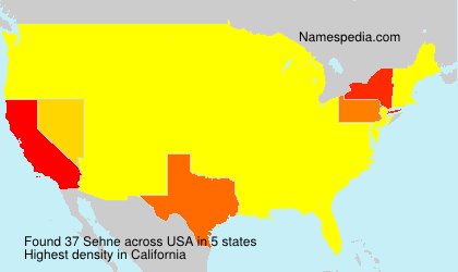 Surname Sehne in USA Surname Sehne in USA