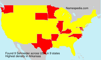 Surname Sehneider in USA Surname Sehneider in USA
