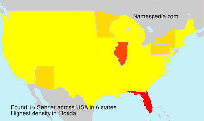 Surname Sehner in USA Surname Sehner in USA
