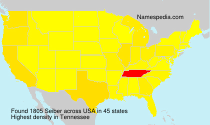 Surname Seiber in USA