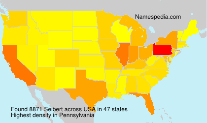 Surname Seibert in USA