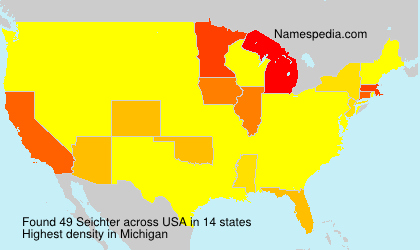 Surname Seichter in USA Surname Seichter in USA