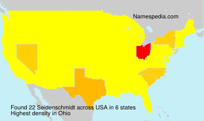 Surname Seidenschmidt in USA Surname Seidenschmidt in USA