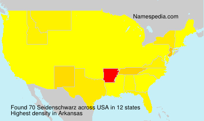 Surname Seidenschwarz in USA Surname Seidenschwarz in USA