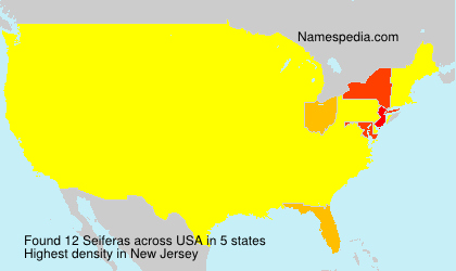 Surname Seiferas in USA Surname Seiferas in USA