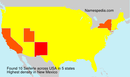 Surname Seiferle in USA Surname Seiferle in USA