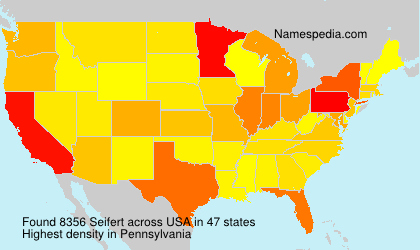 Surname Seifert in USA Surname Seifert in USA