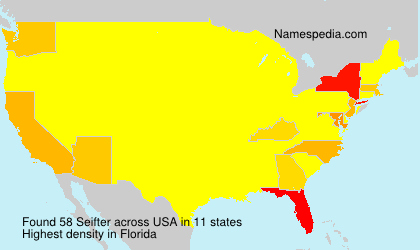 Surname Seifter in USA Surname Seifter in USA