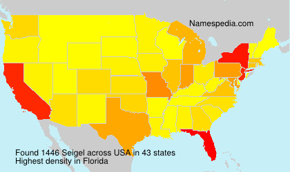 Surname Seigel in USA Surname Seigel in USA