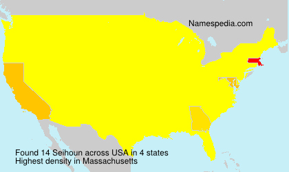 Surname Seihoun in USA Surname Seihoun in USA