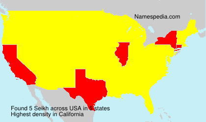 Surname Seikh in USA Surname Seikh in USA