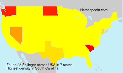 Surname Seilinger in USA Surname Seilinger in USA