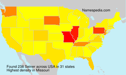 Surname Seiner in USA Surname Seiner in USA
