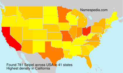 Surname Seipel in USA Surname Seipel in USA