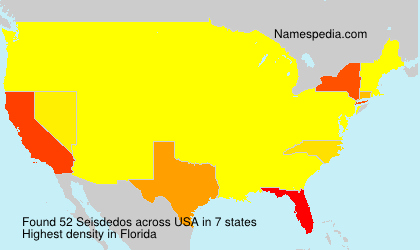 Surname Seisdedos in USA Surname Seisdedos in USA
