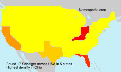 Surname Seissiger in USA Surname Seissiger in USA