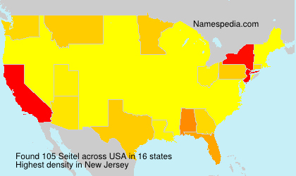 Surname Seitel in USA Surname Seitel in USA