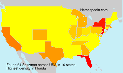 Surname Seitzman in USA Surname Seitzman in USA